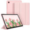 FINTIE SlimShell Case for Samsung Galaxy Tab A8 10.5 inch 2021 Model (SM-X200/X205/X207), Lightweight Stand Translucent Frosted Back Cover, Auto Wake/Sleep, Rose Gold