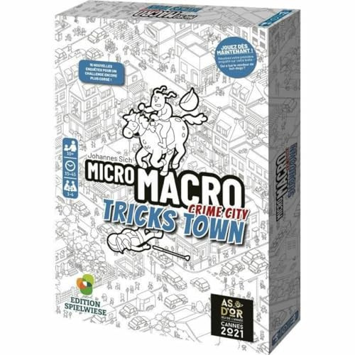 Micro Macro Tricks Town, enquête et déduction, 1-4 joueurs 10+