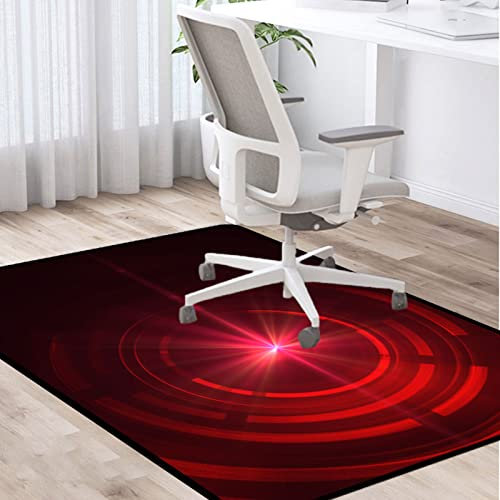 PLMM Gaming Stuhl Unterlage Bodenschutzmatte Bürostuhl Unterlage Stuhlunterlage Unterlage Schreibtischstuhl rutschfest für Laminat,Parkett,Fliesen und Hartböden 120×140CM