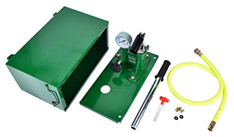 JMorCO Prüfpumpendruck -40 kg 4 MPA Manuelle Druckprüfpumpe Pipeline-Leckageprüfer Hydraulische Prüfung Handwerkzeug