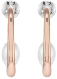 Skagen Damen Ohrringe in Roségold aus Edelstahl oder Halbedelmetall mit Ohrsteckerverschluss