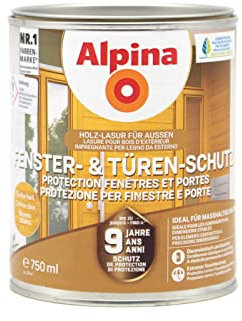 Alpina Fenster- und Türenlasur 0,75L eiche hell