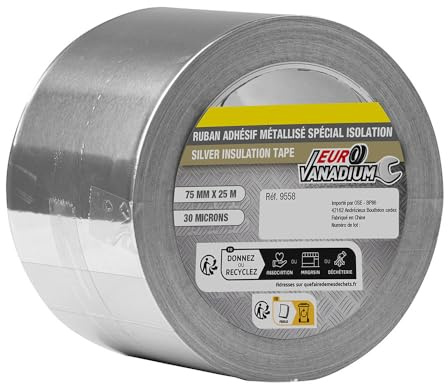 EURO VANADIUM Ruban adhésif isolant thermique