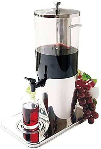 TKITTE Dispensador de Cerveza Dispensador de Bebidas con Grifo Dispensador de Cerveza Dispensador de Bebidas de Barril Transparente Dispensador de Cerveza de 5 litros día del Juego para