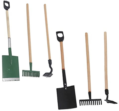 TOYANDONA 4sätze Miniatur Gartenwerkzeug Dekorative Mini Farm Tools Für Puppenhäuser Teiliges Für Mini Landschaften Hausdeko