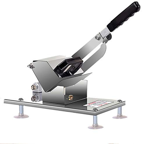 GLJTUO Frozen Meat Slicer Manual Frozen Meat Slicer Hand Meat Slicing Machine Stainless Steel Beef Mutton Roll Meat Slicer Cutter For Hot Pot Sukiyaki
