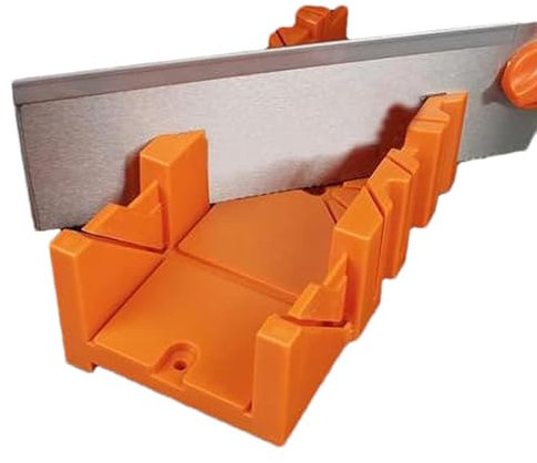 scyca Mitre Boxes,45 Degree Cutting - Steel Back Saw For Accurate Cutting, Hand Saw Box, Clamping Mitre Saw Box, Adjustable Angles For Woodworker, Carver, Carpenter