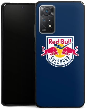 DeinDesign Slim Case extra dünn kompatibel mit Xiaomi Redmi Note 11 Pro 5G Silikon Handyhülle schwarz Hülle EC Red Bull Salzburg Offizielles Lizenzprodukt Eishockey