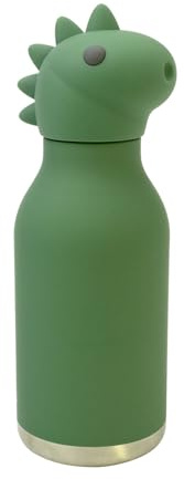 Asobu Bestie Dinosaurier | Isolierflasche aus Edelstahl | 460ml | mit Namen personalisierbar (Dino (ohne Namen))