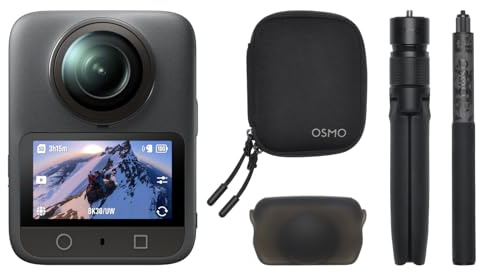 DJI Osmo 360 Vortex Combo, 360 Action Camera | 1-Inch 360° Imaging, Native 8K 360° Video, 4K/120fps & 170° Boost Video, Vortex Rotating Handle