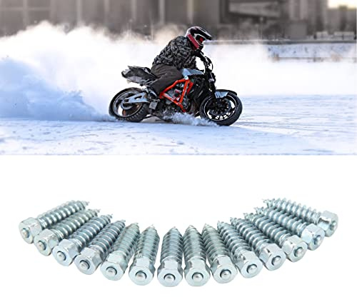LICAEVEY 100 Pièces Pointes de Pneu M8, Goujons de Roue Antidérapants Robustes pour Une Adhérence Améliorée, Universels pour Chargeur, Direction Compacte, Chariot élévateur, Tracteur,