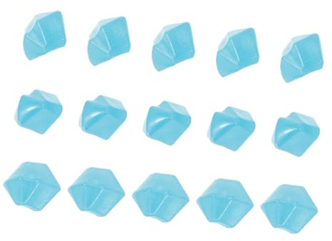 GLEAVI 400 Pierres Décoratives Phosphorescentes en Résine Bleu, Gravier Lumineux 400 Pcs pour Aquarium et Jardin, Décor Sûr et Solide pour Bassins et Décoration D’Aquarium