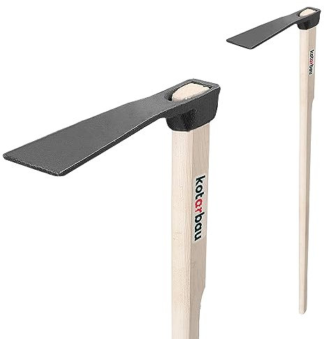 KOTARBAU® Gartenhacke 23 cm mit Stiel 120 cm aus Holz Unkrauthacke Gartenhacke Pflanzhacke Gartenwerkzeug zum Umpflanzen Jäten Gartenpflege Gartengeräte Garten Handwerkzeuge Pflanzhake