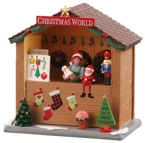 Lemax - Christmas World Booth, B/o (3v)