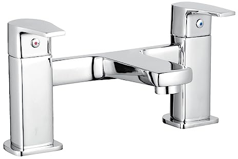 Bristan Niva Bathroom Taps, Chrome Bath Filler tap | NVA BF C, Modern design, Matching bathroom sink taps available, Lifetime Cover