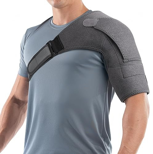 Axelbandage Justerbart Axelstöd Med Tryckdyna Arm Immobilizer Axelstabilitet Och återhämtning Axelstödsbandage För Kvinnor Och Män