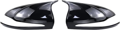 MARUE Rückspiegel Spiegelkappen für Mercedes Benz C E GLC S-Class W205 W213 X253 W222,Auto Außen Links/Rechts Seitenspiegel Gehäuse Rahmen Rückansicht Shell Rahmen,1 Pair Black