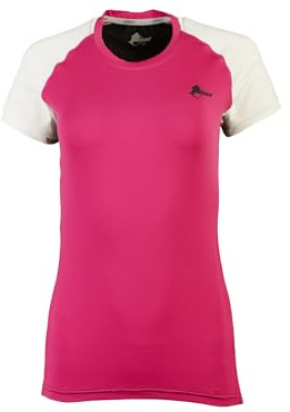 Ande W33020-4341 Rosetta Lady Camiseta Mujer Fucsia/Blanco, Talla S, Fucsia/Blanco, S