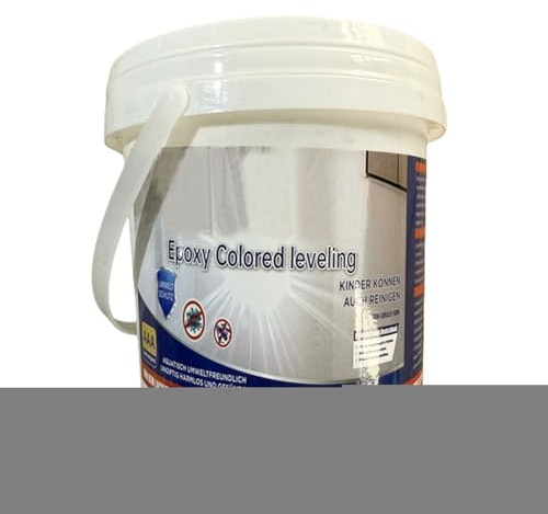 Peinture de Sol en Résine Époxy | Revêtement de Sol Époxy Effet Marbre Brillant - Effet Marbre Brillant Antidérapant Imperméable Sable pour Carrelage Bois Plan de Travail Maison Garage Salle de Bains