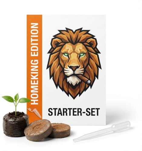 Anzucht-Starter-Set für Pflanzen – 5er Indoor Starter Kit mit Jiffy-Quelltöpfen, Anleitung & Zubehör | Ideal für Fensterbank, Mini-Grow & Urban Gardening – Don Grow