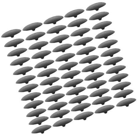 NUOBESTY 1000pcs Black Plastic Screw Hole Covers for Cabinet Screws Plastic Protective Caps for Wood Furniture and Cabinet Repair