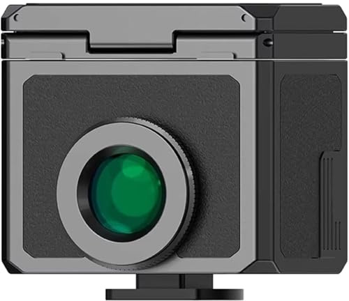 Camera Externa Optical Waist Level Viewfinder, with 35/50 Frame Lines, Cold Shoe Mount, for Precise Framing and An Enhanced Shooting Experience(Black)