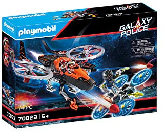 PLAYMOBIL Galaxy Police 70023 Pirates-Heli, ab 5 Jahren