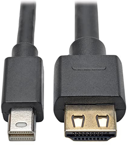 Tripp Lite Mini DisplayPort 1.4 to HDMI Active Adapter Cable, UHD 4K @ 60Hz Video, HDR, HDCP 2.2, 3 Feet / 0.9 Meters, 3-Year Warranty (P586-003-HD-V4A)