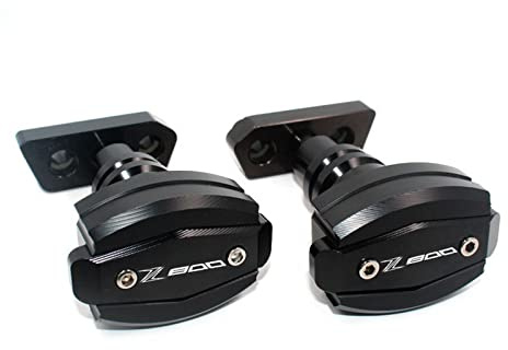 SHECOS Für Kawasaki Für Z800 Für Z 800 2013/2014/2015/2016 Motorrad Fallschutz Sturzpad Verkleidung Schutz Anti Crash Pad Protector(Weiß)