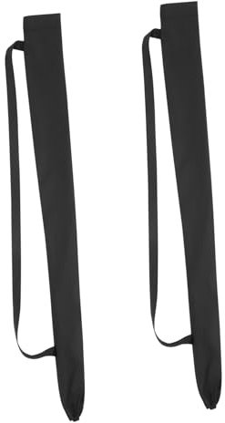 WOONEKY 2Pcs Waterproof Umbrella Protective Cover with Shoulder Strap Foldable Umbrella Bag for Wet Storage and Easy Carry