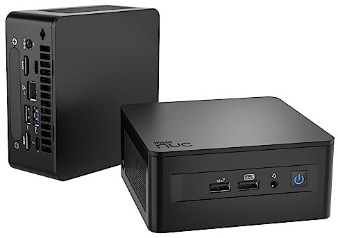 Intel NUC 13 Pro, Arena Canyon NUC13ANHi7 Mini PC with Core i7-1360P Processor, Intel Iris Xe Graphics, 32GB RAM&1TB NVMe SSD (12C/16T/18M Cache,Up to 5.0GHz) Support 8K/WiFi6E/BT5.3/Win11 Pro