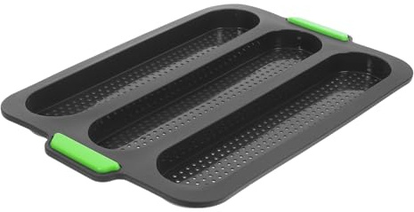 Garneck Moule À Français En Silicone À 3 Fentes Antiadhésif Pour Un Nettoyage Facile
