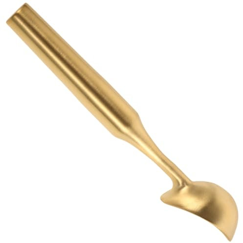 Warmhm Grablöffel Große Eisportionierer Mini-schaufel Eisspaten, Metallschaufel Kugelausstecher Für Melonen Eisschaufeln Eiskugeln Cupcake-schöpfer Scoop Edelstahl 304 Golden
