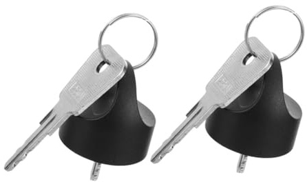 Beavorty 2 Satz Ersatzschlüssel für Elektrorollstuhl und Rollstuhl Edelstahl Zuverlässig Kompatibel mit Dreirad Scootern Praktischer Gebrauch