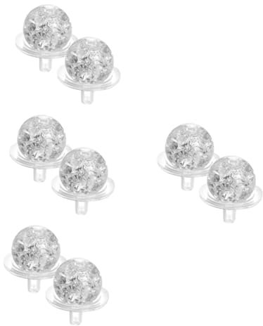 POPETPOP 4sets Sturdy Glass Ball Holder for Desktop Decor Glass Ball Sphere Ornaments
