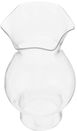AUTSUPPL 28-Hole 3cm Diameter Glass Lampshade for Kerosene Lantern, Vintage Oil Lamp Chimney Replacement, Retro Windproof Globe for Indoor and Camping Use