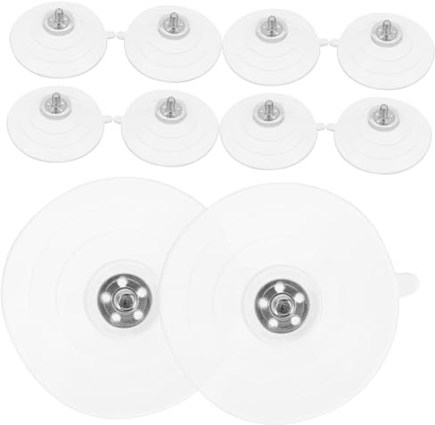 Garneck 10pcs Transparent Threaded Suction Cups with Screws for Glass and Windows PVC and Metal Holders Secure Heavy Duty Furniture Accessories for Bathroom Kitchen Mirror
