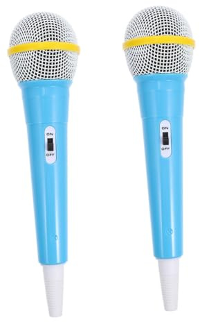 BESPORTBLE 2pièces Microphone Jouet pour Garçon Fille Accessoire De Performance Lot de Plastique