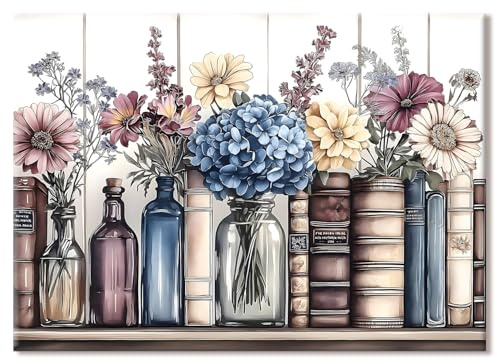77iiAii Diamond Painting Erwachsene, Diamant Painting Bilder – Blumen 5D Diamond-Painting Bastelset Als Geschenk Aur Entspannung und Wanddeko 30x40cm