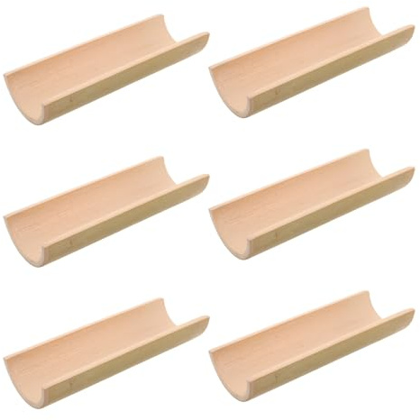 BESPORTBLE Ugello per Fontana di bambù da Giardino Giapponese, Set 6 Pezzi Beccuccio per Cascata, Accessorio per Laghetti e Fontane Esterne, Facile Installazione per Patio e Spazio Esterno