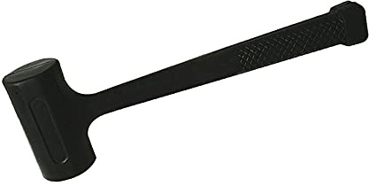 Dapetz ® 24OZ Dead Blow Hammer with Steel Shot-Filled Head. Controlled Striking Without Rebound. Corrosion-Resistant Coating and Easy-Grip Handle 50mm Face Diameter