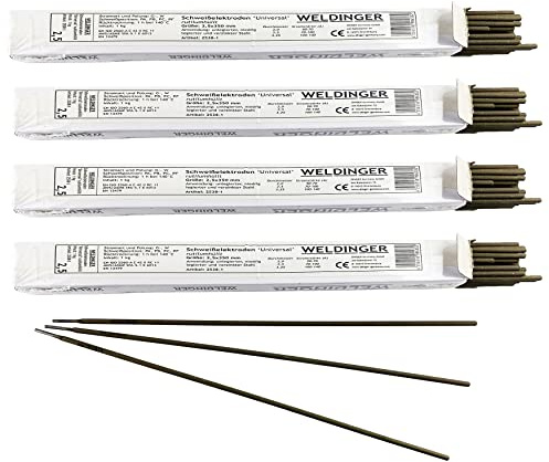 Schweißelektroden WELDINGER Universal 2,5x350 mm 4 kg (Stabelektroden auch verzinkter Stahl)