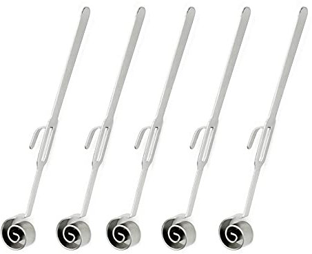 Honey Dipper Long Handle Honey Spoon Stirrer Kitchen Honey Dipper Sticks Stainless Steel Honey Syrup Spoon