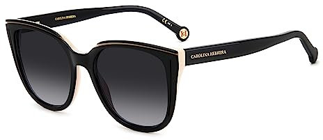 CAROLINA HERRERA HER 0144/S KDX/9O BLACK NUDE Sunglasses Woman Standard, Standard, 53