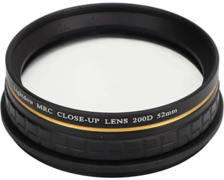 Lentille de Gros Plan pour Fleurs D'insectes, Filtre de Gros Plan Macro en Verre Optique, Installation Rapide sans Adaptateur, pour Photographier des Bijoux, des Gouttelettes d'eau (52mm)