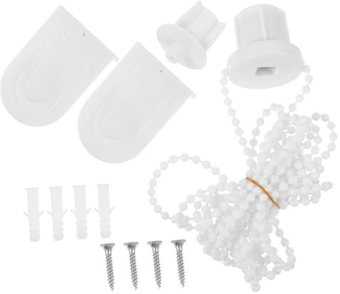 MUCKLILY 28Mm Roller Blind Accessories Kit Beaded Chain Clutch Bracket Replacement Parts for Window Shades Home Installation