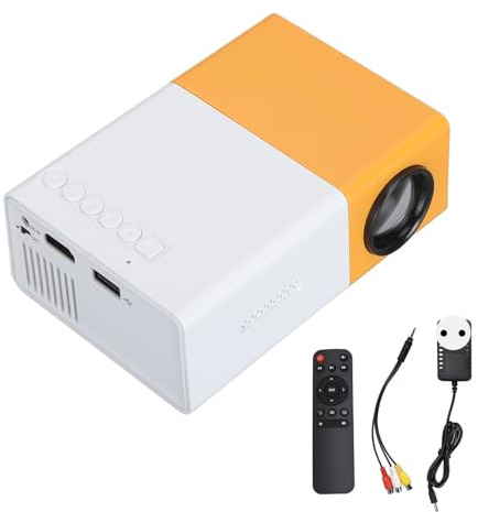 Mini Proyector LED Portátil Full HD 1080P, Inteligente Para Cine en Casa y Niños (Enchufe de la UE)