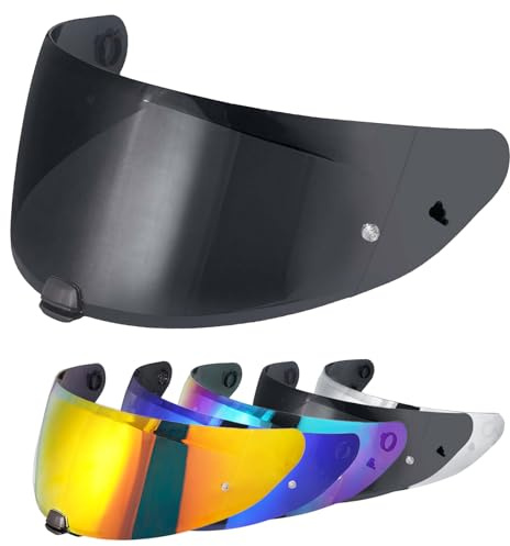 VCOROS Visier Helm für i70 i10 HJ-31 Motorradhelm Visier | Motorrad Windschutz Helm Objektiv Visier,Vollgesichts Helmlinsenvisier Motorradhelm Zube