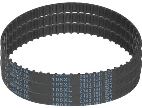 QUARKZMAN 3pz 108Xl 037 Cinghia Distribuzione 54 Denti Cinghia Dentata in Gomma, Larghezza 0,37, Passo 0,20 Cinghia Distribuzione Sincrona