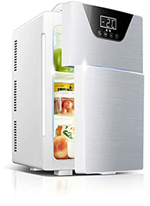 MZBDYYF Auto Freezer Mini Frigorifero 20L - Frigo Portatile Piccolo per Auto e casa con Display Touch Double Doute 12V Frigorifero Auto Warder Warder
